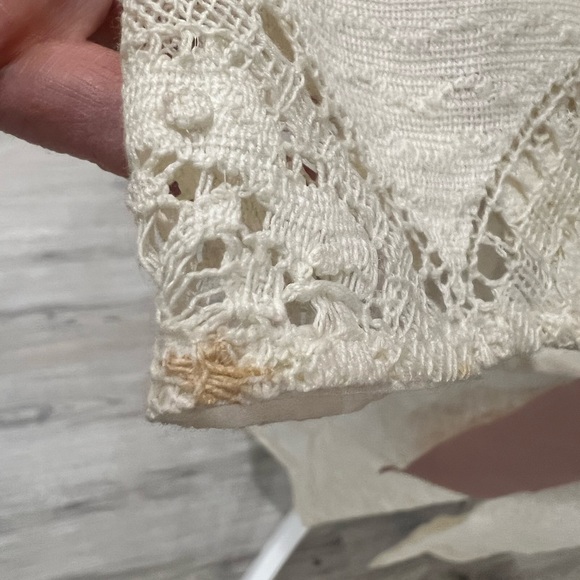 Vintage Dolce & Gabbana White Lace Dress with Pink Sash - Picture 11 of 16